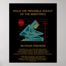 hold the invisible souls of the martyred... print