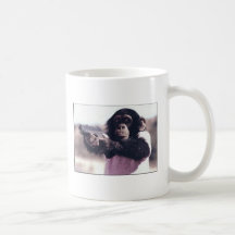 Hold-up de singe tasse