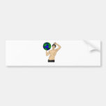 Hold your World Bumper Stickers