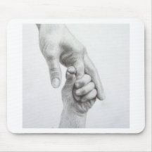 Holding hands mousepad