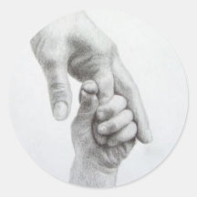 Holding hands sticker