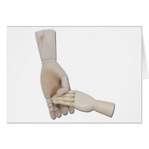 HoldingChildHand011011 Greeting Cards