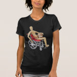 HoldingFootballWheelchair T Shirt