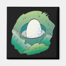 Hole In One Fridge Magnet