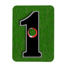 Hole In One! Rectangular Magnet