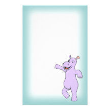 Holger Hippo Customized Stationery