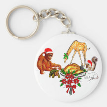 Holiday Animal Cannibals Keychains