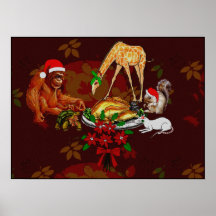 Holiday Animal Cannibals Posters