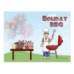 Holiday BBQ Invitation Postcard