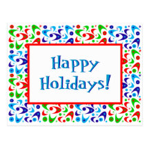 Holiday Boomerangs Postcard