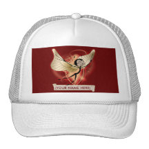 Holiday butterfairy mesh hats