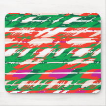 Holiday Candy Cane Mousepad
