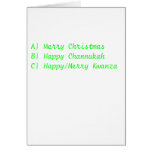 Holiday Card that Covers Everyone!
