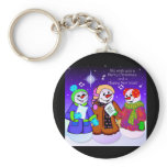 Holiday Carolers Keychains