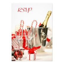 Holiday Celebrations RSVP Card Invites