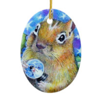 Holiday Chipmunk Ornament