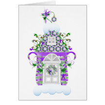 Holiday Christmas House Card