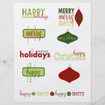 Holiday/Christmas Texts Flyer