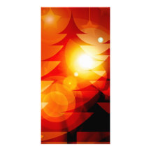 Holiday Christmas Tree Design Custom Photo Card