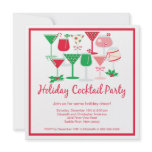 Holiday Cocktail Christmas Party Invitation