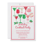 Holiday Cocktail Christmas Party Invitation
