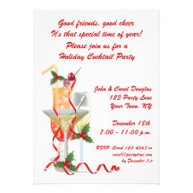 Holiday Cocktail Party Invitation
