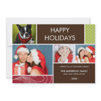 HOLIDAY COLORS | HOLIDAY PHOTO CARD PERSONALIZED INVITE