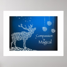 Holiday Compassion is Magical Print