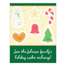 Holiday cookie exchange invitation