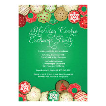 Holiday Cookie Exchange Party Invitation