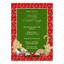Holiday Cookie Swap Party Invitation