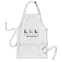 Holiday Deer Aprons