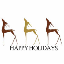 Holiday Deer  Photo Sculpture