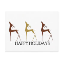 Holiday Deer Post Card