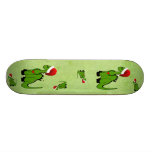 Holiday Dinosaur Custom Skate Board