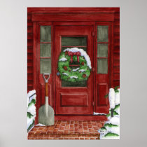 Holiday Door Print