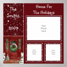 Holiday Door Scrapbook Page Posters