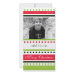 Holiday Dots Photo Christmas Card Photo Card Template