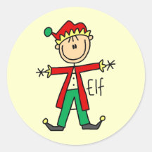 Holiday Elf T-shirts and Gifts Sticker