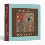 Holiday Favourites Recipe Notebook 3 Ring Binder
