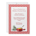 Holiday Fondue Party Invitation