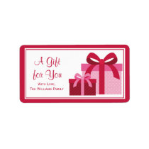 Holiday Gift Tag Labels labels