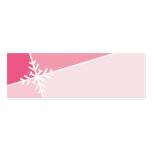 HOLIDAY GIFT TAG :: modernista snowflake L4 business cards