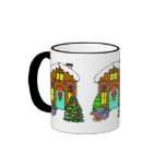 Holiday Gingerbread House Mugs