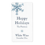 Holiday Glamour Wine Label (white)