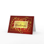 Holiday Greetings - Executive Greeting Card