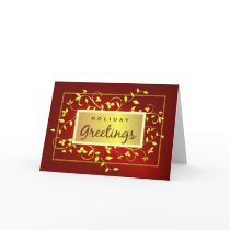 Holiday Greetings - Executive Greeting Card