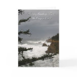 Holiday Greetings From The Oregon Coast Greeting Card