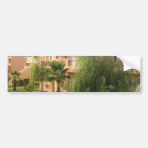 Holiday Houses On Corfu Island In Greece Bumper Stickers