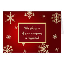 Holiday Invitation Greeting Card